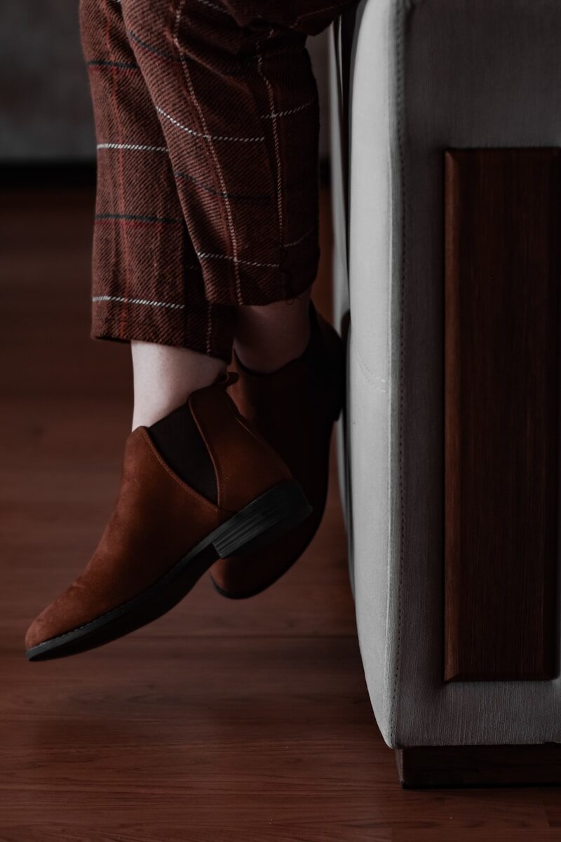 Suede Ankle Chelsea Boots