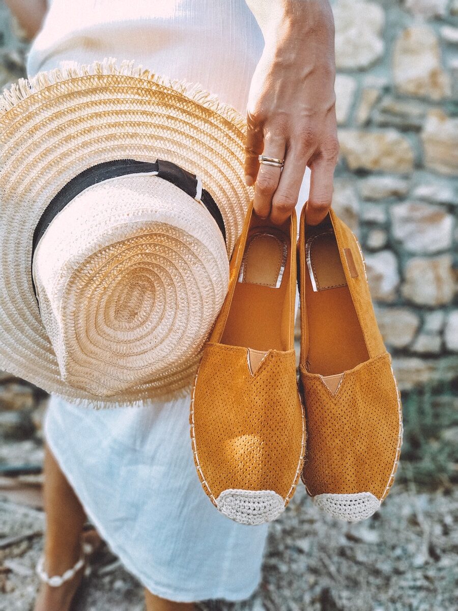 Slip-On Espadrille Flat Shoes
