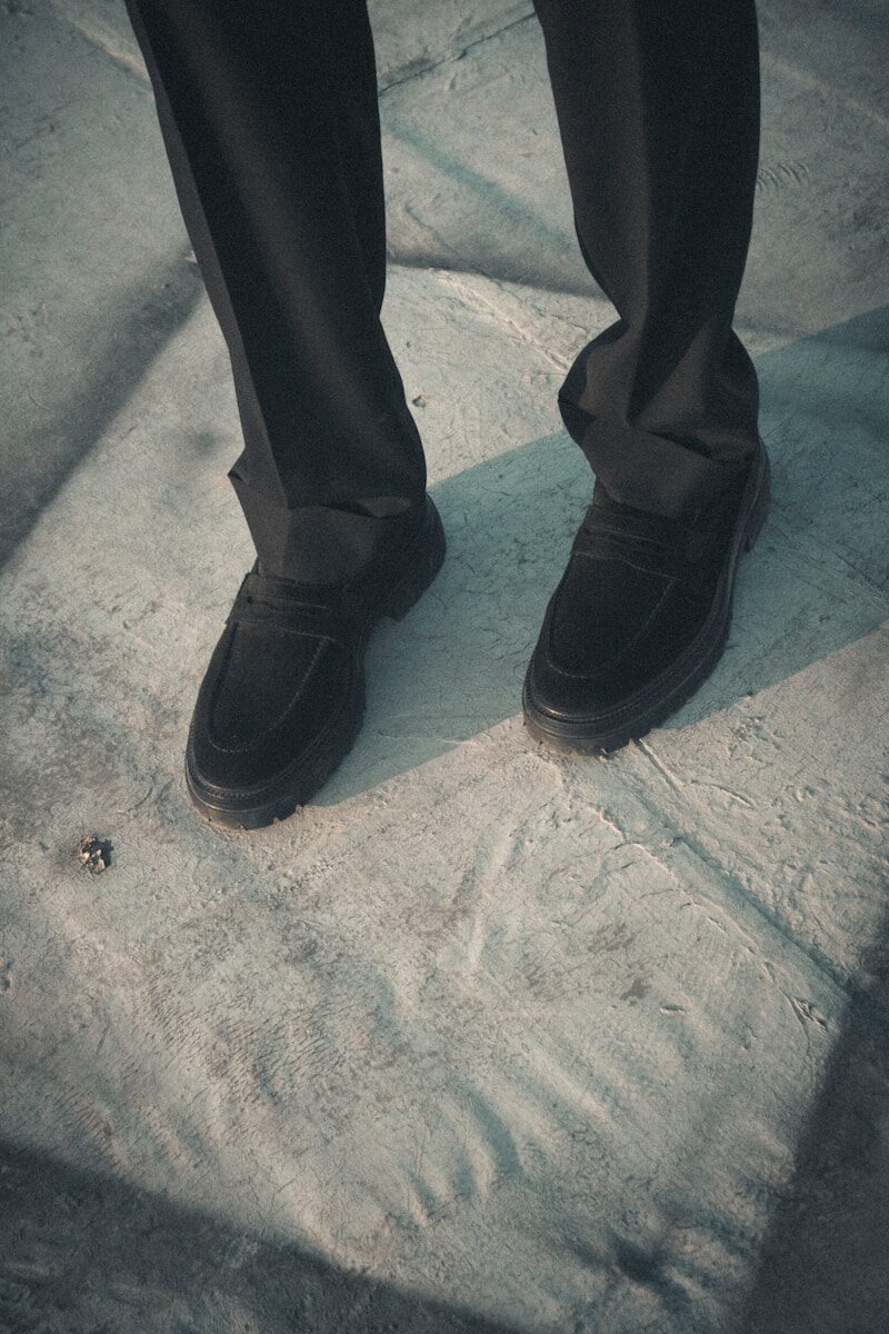 Suede Penny Loafers